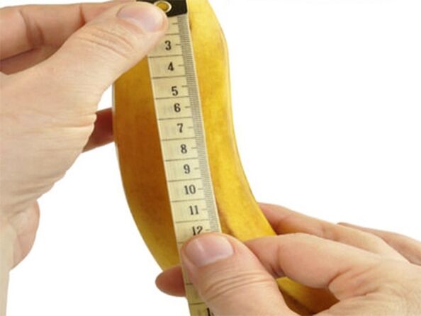 A small penis size that can be increased using an extender